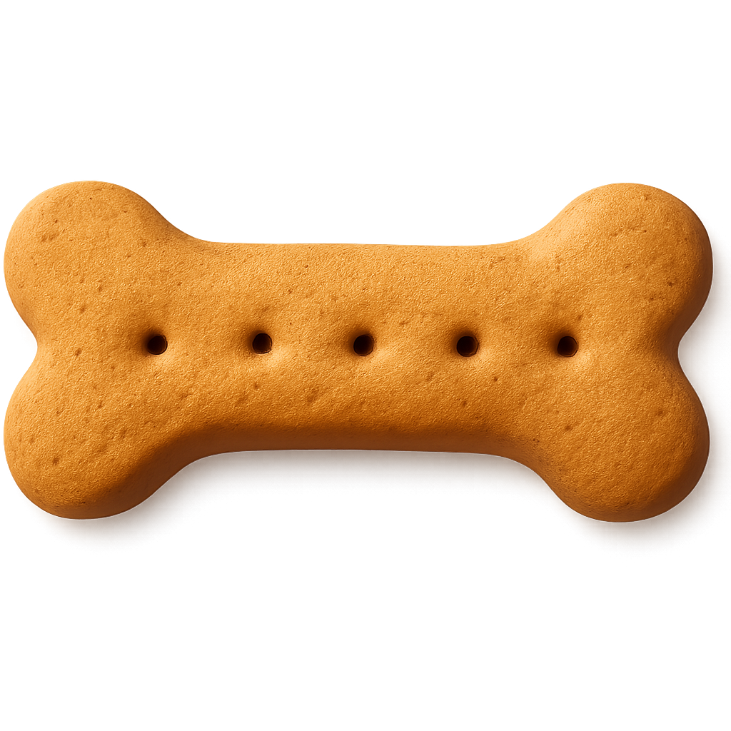 Biscoito AcalmPet em formato de ossinho
